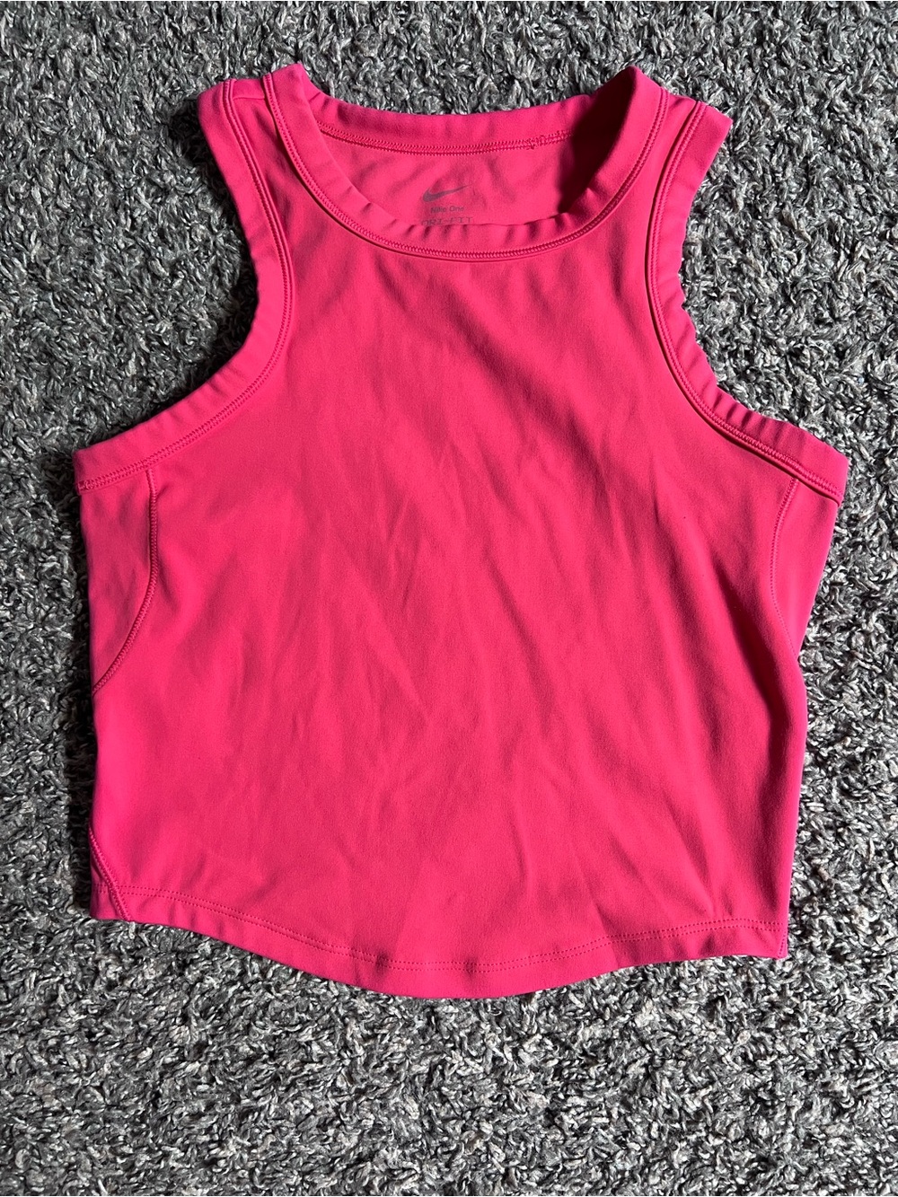Nike Women's Bright Pink Athletic Racerback Tank